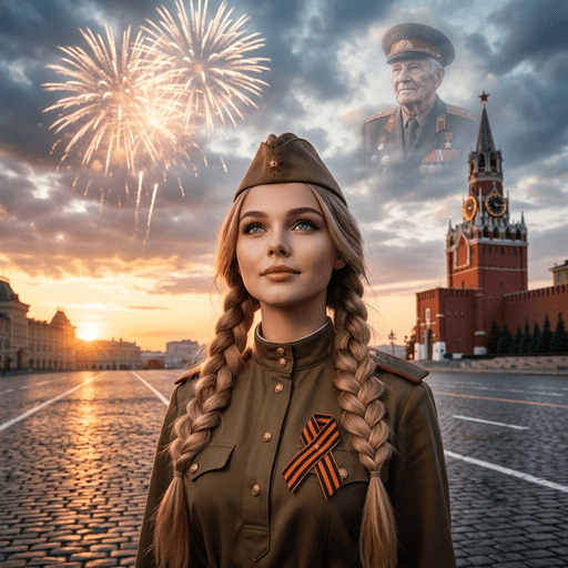 ИИ фото на 9 мая