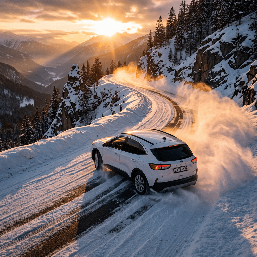 ИИ фото с машиной